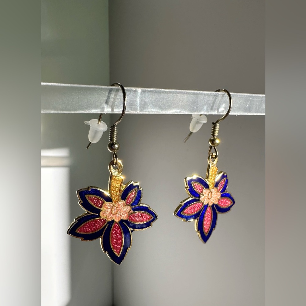 Colorful Flower Earings
